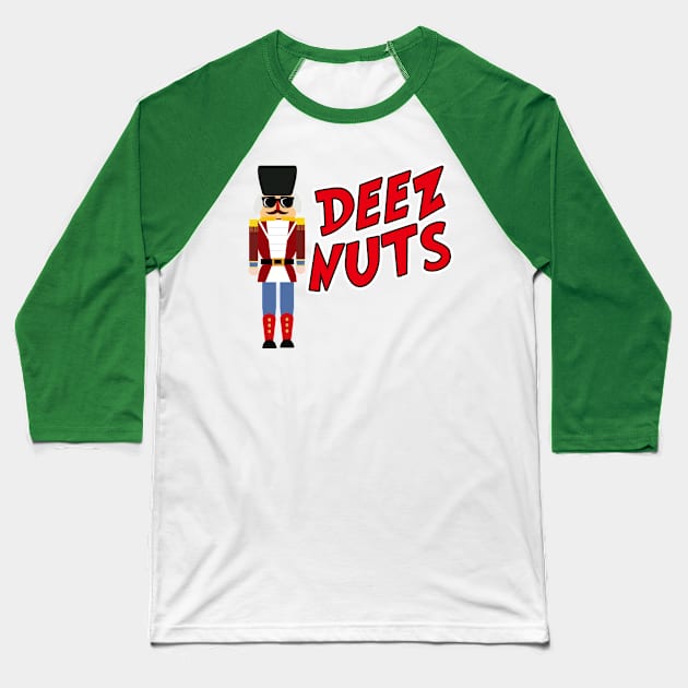 Deez Nuts Baseball T-Shirt by Tee Arcade